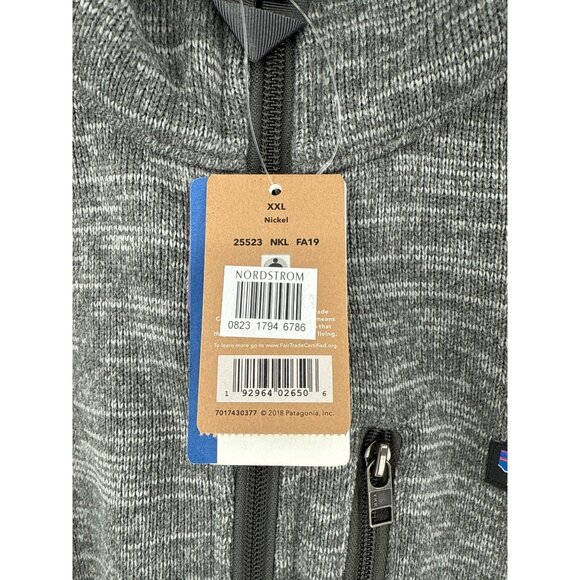 Patagonia Mens Better Sweater 1/4-Zip Pullover XXL Gray - Picture 5 of 12